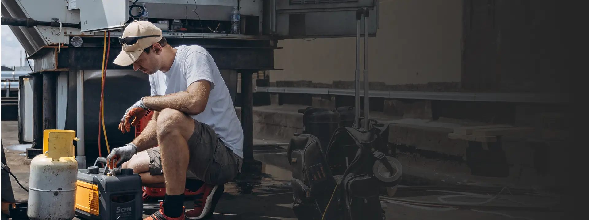 Reparación comercial de aire acondicionado