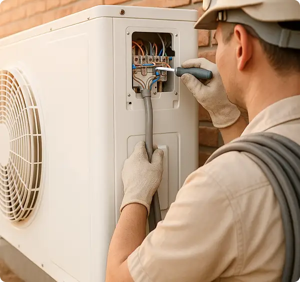 Reparación de caldera de emergencia