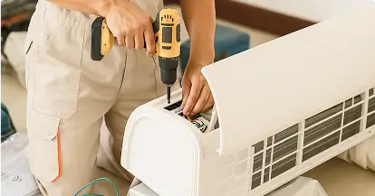 Instalación de HVAC residencial