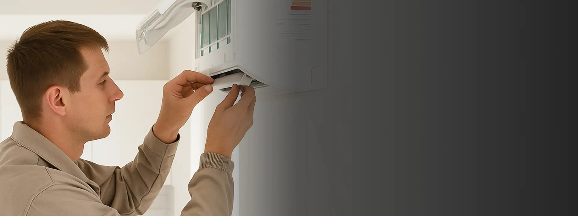 Instalación de mini split sin conductos